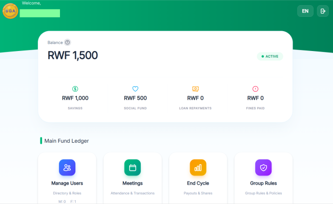 Mobile Application Interface