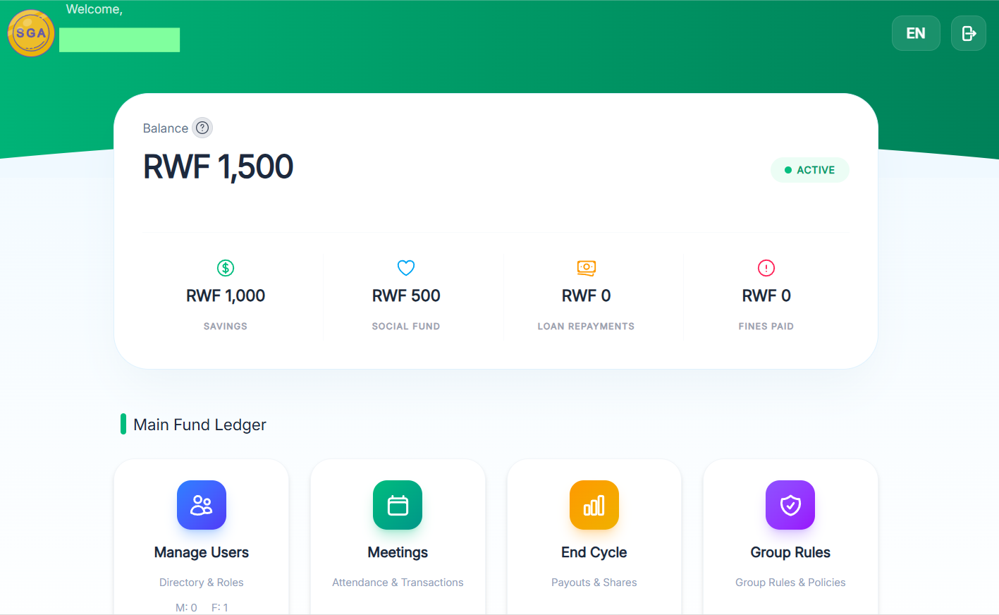Mobile Application Interface