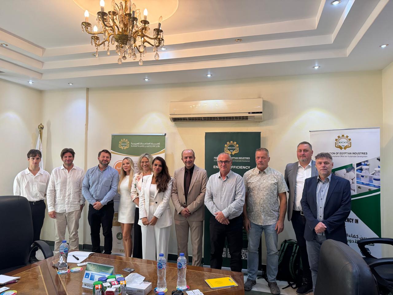 Business delegation in Cairo